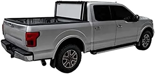 lomax g3010019 stance hard tri fold cover black urethane finish single rail