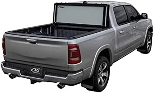 lomax g3050019 stance hard tri fold cover black urethane finish single rail